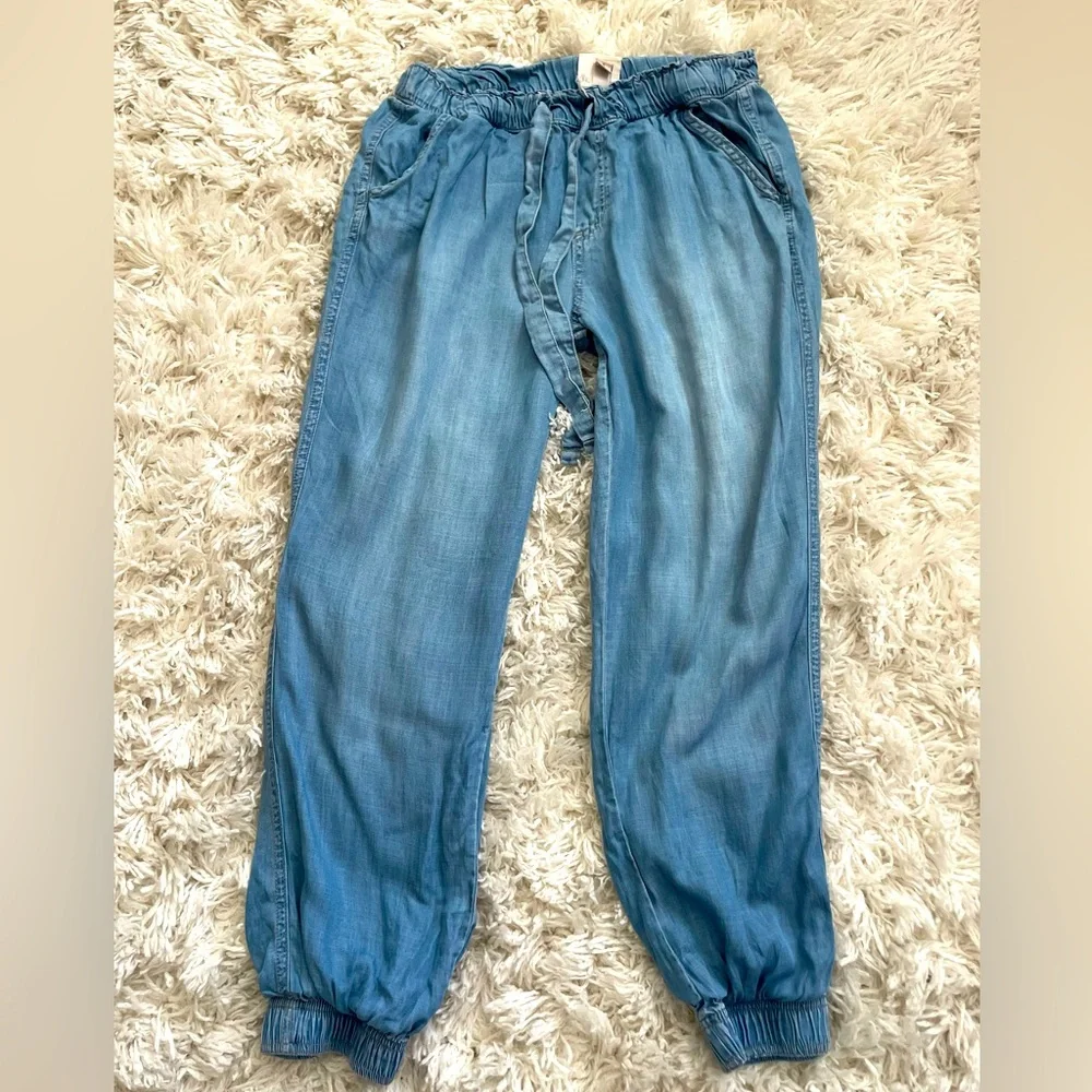 KNOX ROSE Drawstring Blue Jean - Picture 1 of 6